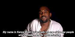phuckindope:  Kanye Motherfuckin West 