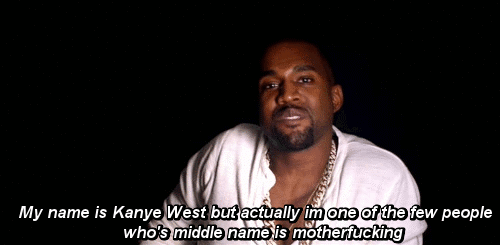 phuckindope:  Kanye Motherfuckin West 