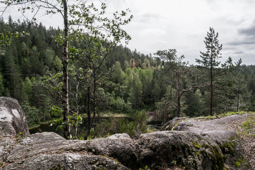 widok na jezioro Hauktjern