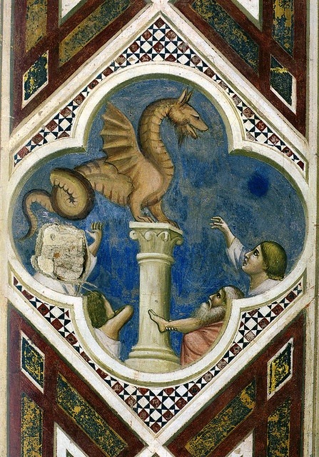 paysagemauvais:The Brazen Serpent - Giotto di Bondone1303-1305 ca.200 x 40 cmScrovegni Chapel, Padua