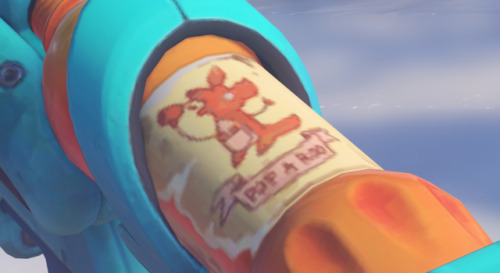 ben-yatta:  junkrat–main:Details on the Beachrat skin “Junk”