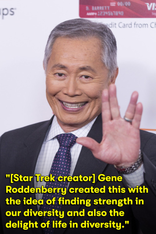 micdotcom:George Takei has the best response to racist and sexist comments about ‘Star Trek: D