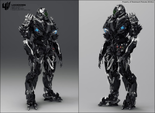 kuudererules:  Concept art of Lockdown from TRANSFORMERS 4: Age Of Extinction  by Vitaly Bulgarov for more at http://bulgarov.com/tf4_lockdown.html