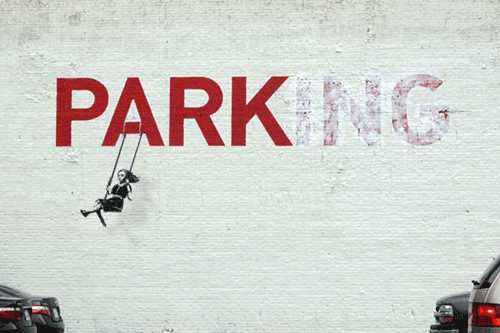 stinker:  Banksy works animated by ABVH 