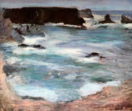 Rochers á Belle Ile  -  Henri Matisse  1896