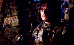 nymheria:  Jon Snow + smiling because of Ygritte&ldquo;She’s warm and smart