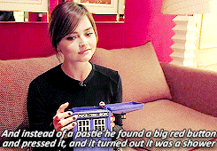 twelvesmistresstoe:Questions from the TARDIS tin: Jenna Coleman [x]