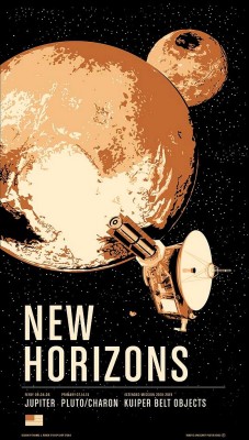 N-A-S-A:  Historic Robotic Spacecraft Poster Series Two Featuring New Horizons At