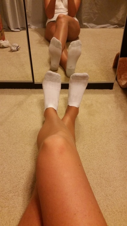 realsocksearcher: camtasticalsocks: This white and gray pair of yummy brand socks is my new favorite