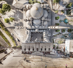 naked-yogi:  nevver:  Inception ala Istanbul, Aydın Büyüktaş  I swear, I used to have reoccurring nightmares in which I was experiencing basically what is shown in these photos. In a moving car, driving up an almost vertical surface. Anyone else???