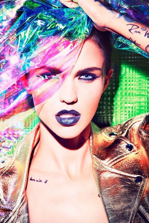 lookonmyworksanddespair: Ruby Rose  and Ellen von Unwerth for  Urban Decay’s Basquia