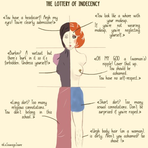 The lottery of indecency (via La Sauvage Jaune)
