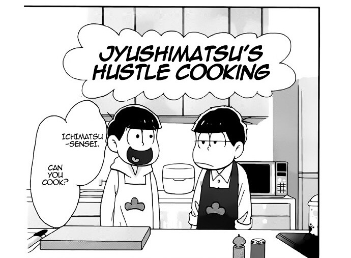 shizukodraws:  In osomatsu-san manga you have NO IDEA HOW MANY SUUJIMATSU (ichijyushi)