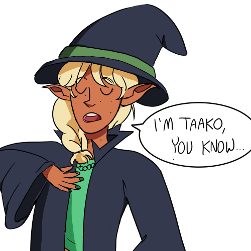 Taako in the taz animated series is required to look into the camera every time he says this line. T