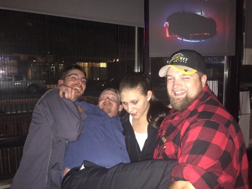 I might be too nice but went out for my ex’s birthday since it’s not often I get to hang out with a bunch of close friends ( all of her friends were my friends first) it was a decent night and two of the roomies were able to hang too @dozer09