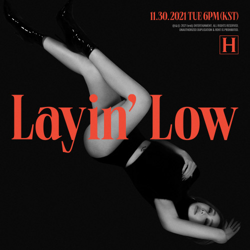 kpopmultifan: Hyolyn has released a teaser image announcing her upcoming single “Layin’ Low” which i