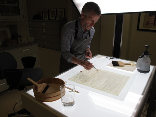 NARA&rsquo;s copy of the first printing of the Declaration of Independence, more commonly known 