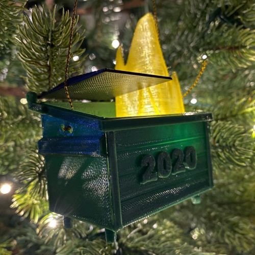 BEHOLD! The second &amp; final ornament to don our Christmas tree this year! Revel in its glory!