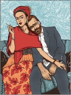 lonequixote:  Frida and Vincent by Jermaine