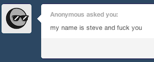 mydogsnokes:  mydogsnokes:  theres a lot of mean people named Steve   
