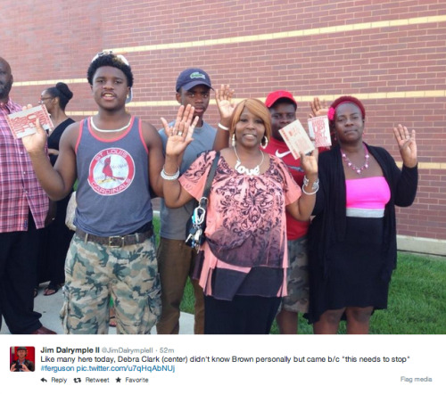 socialjusticekoolaid: Micheal Brown is being laid to rest today. The family has asked for a day of p