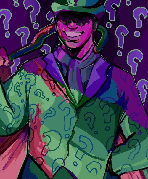 i’ve been consuming a lot of riddler content recently for some reason and i just think he’s a fun ch