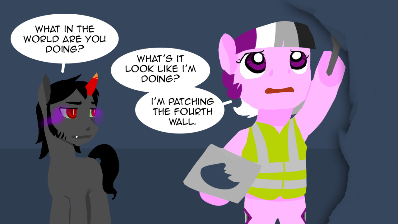 ask-acepony:askpun:Uh oh. Artwork by                   Curious Glaistig  Photography