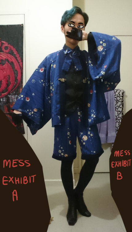 japhers:  MY SIS BOUGHT ME THE NYANYA KAGUYA SET AS A GIFT I was a bit sad the doll-printed ones were sold out but the haori’s much more versatile without it so it all worked out~some outfit tests hoho