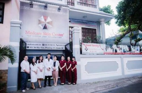 thebuttkingpost:  connorludoph:  thekarmariaconnection: The logo for the newly opened Medcare Skin Centre in Ho Chi Minh City, Vietnam why would you do that   LikeIt’s not even the nice clean one It’s the “this is an evil biological weapons manufacturer”