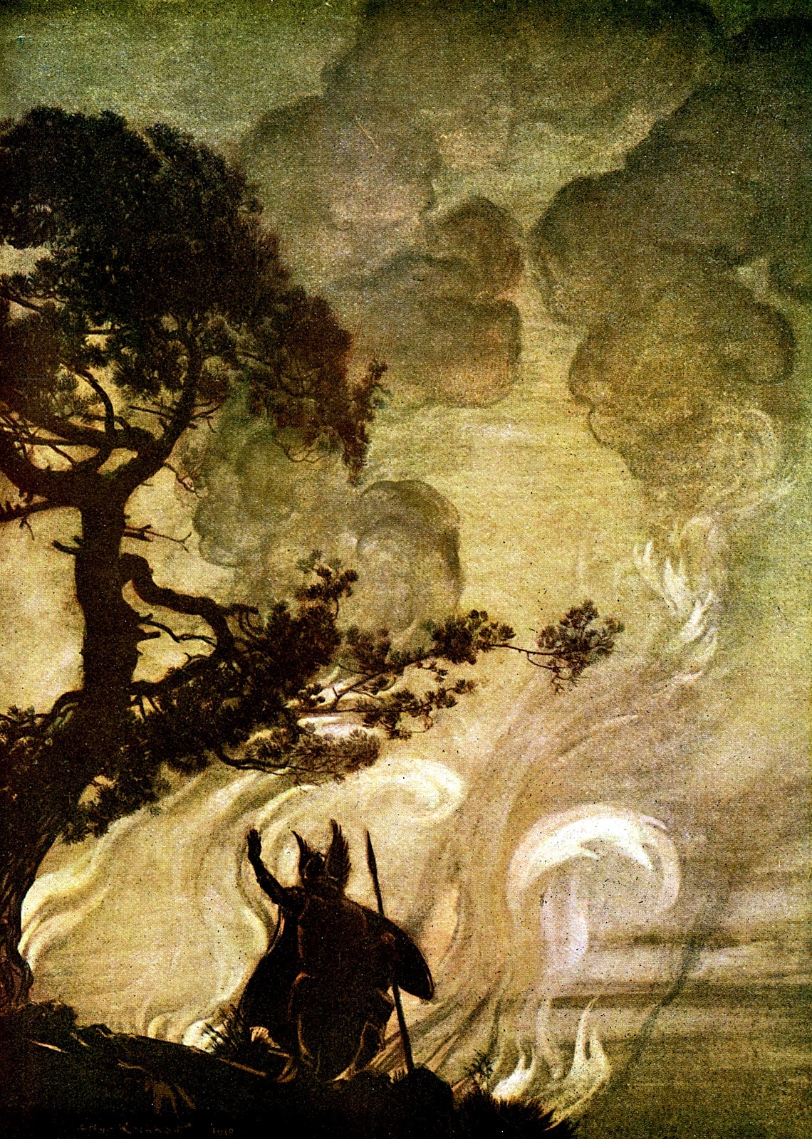 fuckyeahvikingsandcelts:  magictransistor:Arthur Rackham, The Rhinegold &amp;