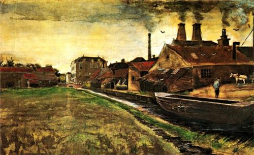 Vincent van Gogh (Groot-Zundert 1853 - Auvers-sur-Oise 1890), Iron Mill in the Hague, 1882