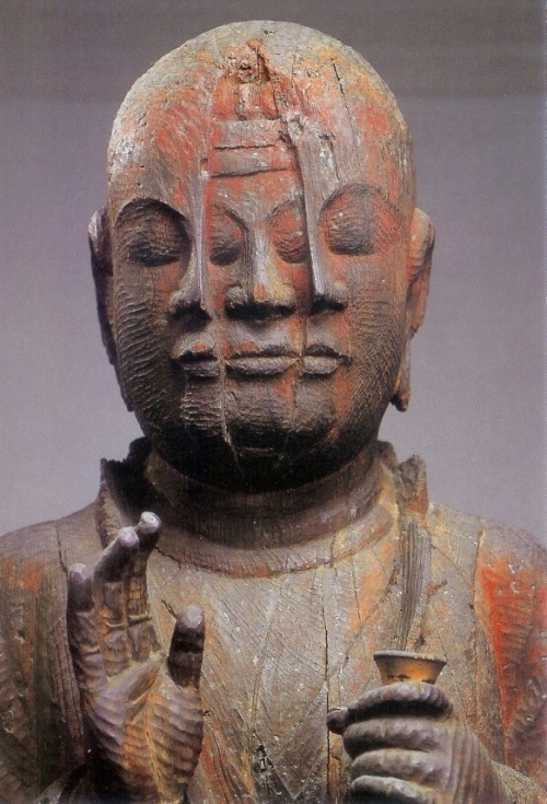 talonabraxas:   Statue of Buddhist priest Houshi (宝誌和尚像) at Saiou-ji temple (西往寺) in Kyoto, Japan  