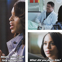 popeandballard:  Olivia & Jake + Olivia worrying & caring about Jake 