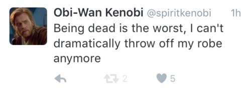captainodonewithyou:Force Ghost Obi-Wan, the sequel. (@spiritkenobi | part one)