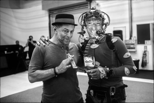 newscoldplay: Chris and Andy Serkis (x)