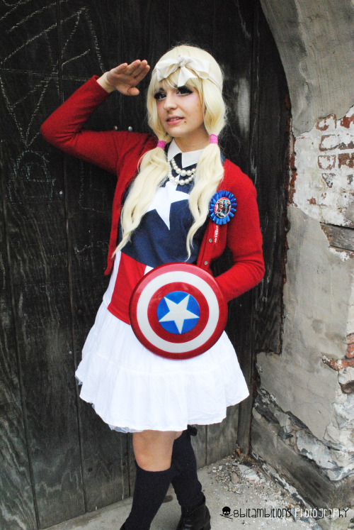 Zenkaikon 2013 | Nikon D3000 | Photoshop CS5 | Character: Rule 63 Captain America | Cosplayer: justc