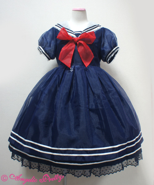 angelicprettyrelease:  Fairy Marine One Piece comes in ; white/pink/sac/lavender