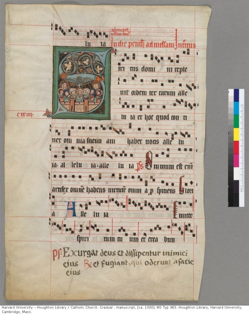 Catholic Church. Gradual : manuscript, [ca. 1300].MS Typ 963Houghton Library, Harvard University