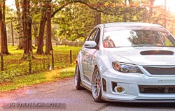 akeikas:  fumotorsports:  2008 STi For sale   28K Miles: Professionally tuned By Top Speed   Engine/Trans: Greddy TI-C  exhaust COBB downpipe  AEM Intake Grimmspeed EBCS APS BOV DW300 Fuel PUMP Front Oil cooler Mishimoto radiator  Perrin Radiator cover