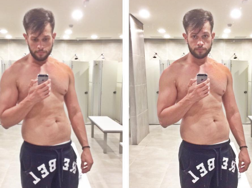 fat-male-celebrities:  Neto Nóbrega, Brazilian physiotherapist struggling with losing extra-weight and trying everything to reduce his soft belly
