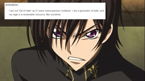 Porn kenziegirl113:  Code Geass Text Posts: Lelouch photos