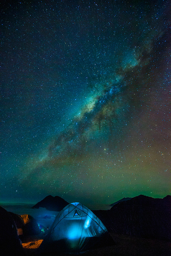 wonderous-world:  Under the Galaxy by Eko Sumartopo