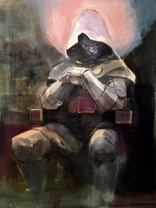 imperiuswrecked:Victor Von Doom art by Alex Maleev