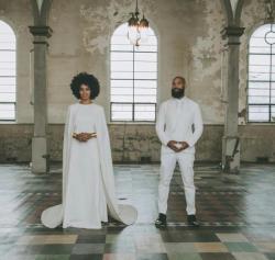angieness:  snowpeakpeachflavoredboones:  thechanelmuse:  Congrats to Solange and Alan Ferguson!! They got married in New Orleans today.  ruthrobeline  Bitch is making me wanna get married in a cape!