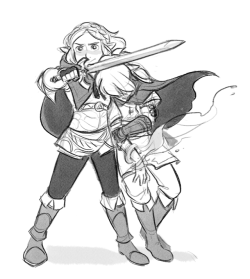 typical-ingrid:  more BOTW drawings (also