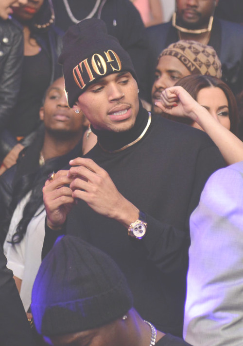 fashionpassionates:  *NEW AS SEEN ON CHRIS BROWN! Get your hands on the Gold Beanie here: GOLD BEANI