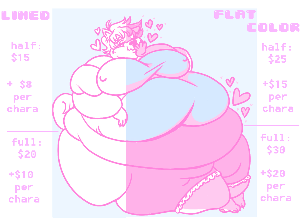 werewolfpudding: updated my commission info with more tiers/altered prices. i’m