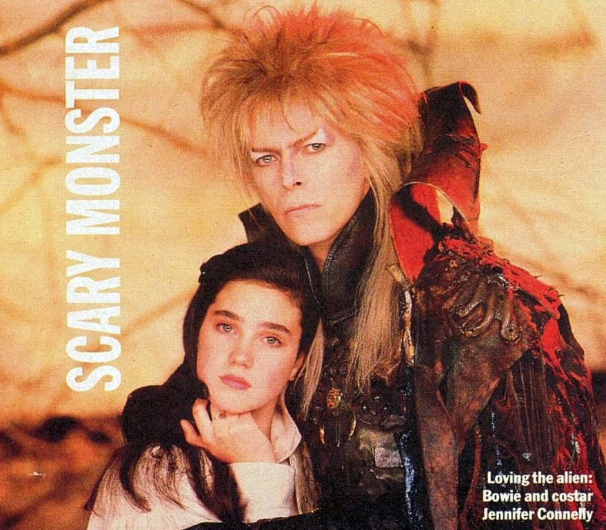 Labyrinth David Bowie Jennifer Connelly Red A4 Romantic -  Finland