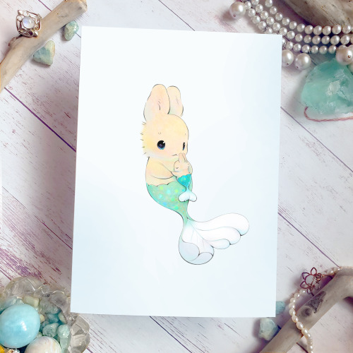 Hello my sweet bunnehs! I restocked my shop with Bunnermaid and Mermaid items and also added new sti