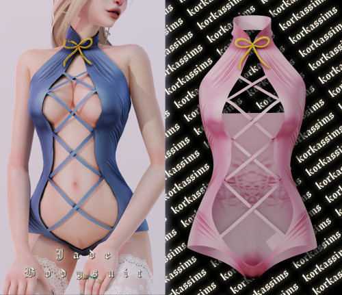 korkassims:JADE BODYSUITCORSET TOPNew mesh by korkassims9 swatchesBase game compatibleTeen+All LOD